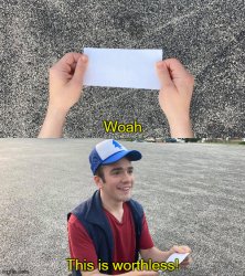 This is worthless! (LIVE) Meme Template