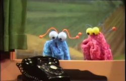 Sesame Street Telephone Aliens Meme Template