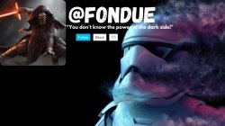 Star wars temp-Fondue Meme Template