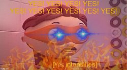 Yes Intensifies Meme Template