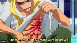 AllMight Respiratory organs Meme Template