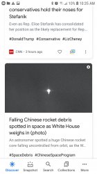 Donald zTrump Space Debris News Duo Meme Template