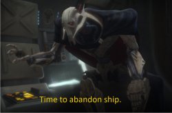 Time to abandon ship Meme. 