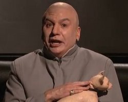 Dr. Evil with cat Meme Template
