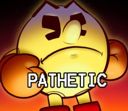 Pac-Man pathetic Meme Template