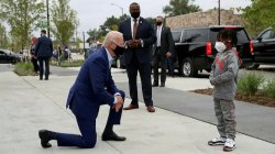 biden kneels Meme Template