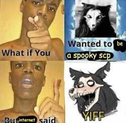 spooky scp Meme Template