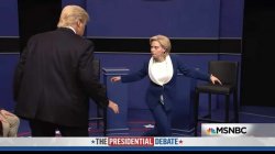 SNL trump and Hillary fight Meme Template