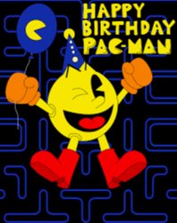 Pac-Man’s birthday Meme Template