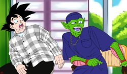 Goku And Piccolo "Damn" Meme Template