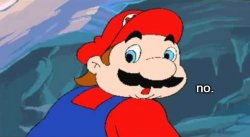No Mario Meme Template