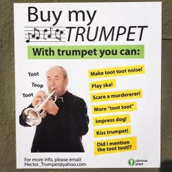 Guy Playing Trumpet Meme Template
