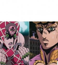 emperor crimson try to explain to giorno but failed Meme Template