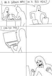Grown man Meme Template