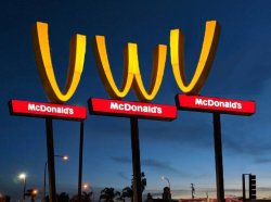 McDonalds UwU Sign Meme Template