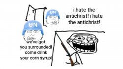 i hate antichrist Meme Template