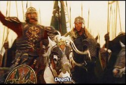 Death! Says Theoden Meme Template