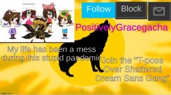 PositivelyGracegacha's announcement Template Meme Template