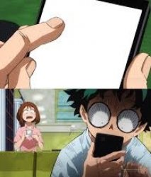 deku see news Meme Template