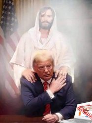 Jesus and Trump Meme Template