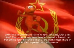 Russian Elmo (made by May13) Meme Template