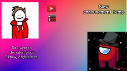 MelunXD_Official announcement temp Meme Template