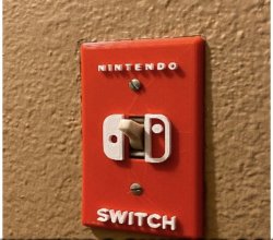 Nintendo light switch Meme Template