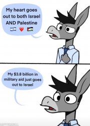 Aid to Israel Meme Template