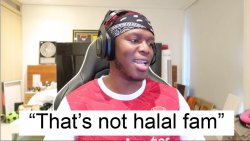 That's not halal fam Meme Template