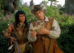 Daniel Boone and Mingo, reading a map Meme Template