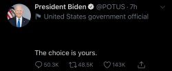Biden gives you choices. Meme Template
