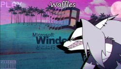 Waffles Loona temp Meme Template