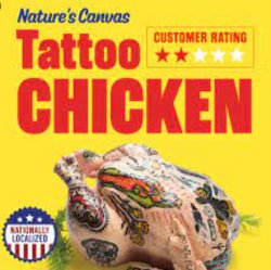 Omega Mart Tattoo Chicken Meme Template
