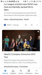 Life To Mars Dead & Co. News Duo Meme Template