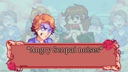 *Angry Senpai noises* Meme Template