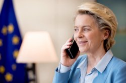 Ursula von der Leyen mobile Meme Template