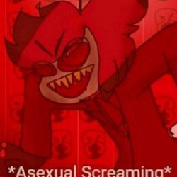 asexual screaming Meme Template
