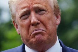 Trump cry tears loser Meme Template