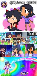 Aphmau_Official’s annoucment template V1 Meme Template