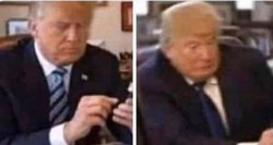 Trump phone screw up Meme Template