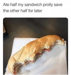 half sandwich Meme Template