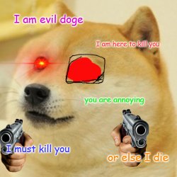 Evil Doge Meme Template