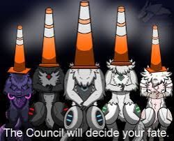 The furry council will decide your fate Meme Template