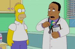 Homer Simpson and Dr. Hibbert Meme Template