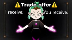 Lesbian trade offer Meme Template