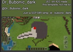 Dr_bubonic_dark minecraft announce temp Meme Template