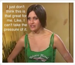 I can't take the pressure of it Meme Template