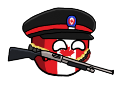 Canada Countryball (gun) Meme Template