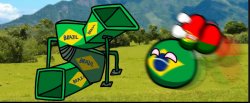 You Are Going To Brazil. CountryBalls Meme Template