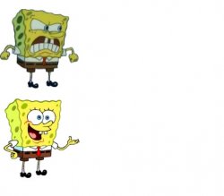 Spongebob Hotline Bling Meme Template